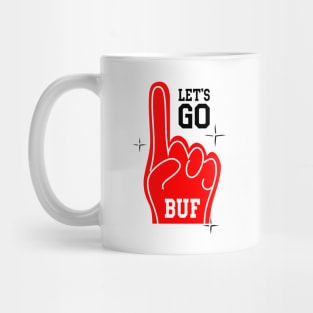 Footbal cheers finger sign Mug